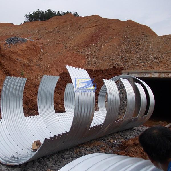  AASHTO standard hot galvanized corrugated steel pipe 